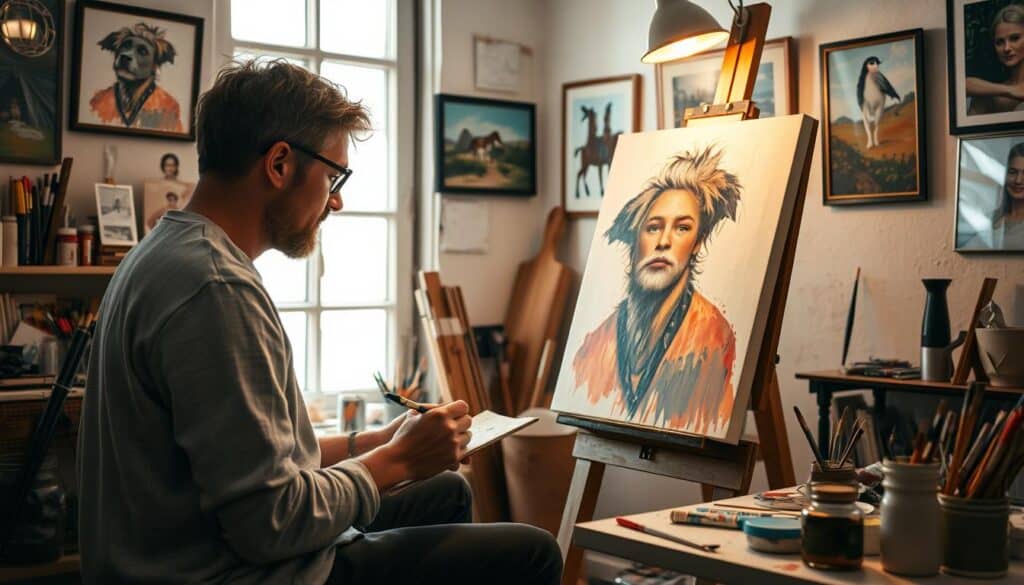 creating custom portraits